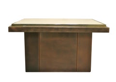 Vintage Travertine Coffee Table by Belgochrom, 1970s