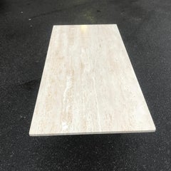 Tavolino da caffè in travertino vintage