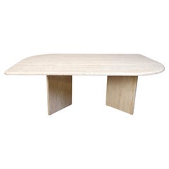 Vintage travertine coffee table