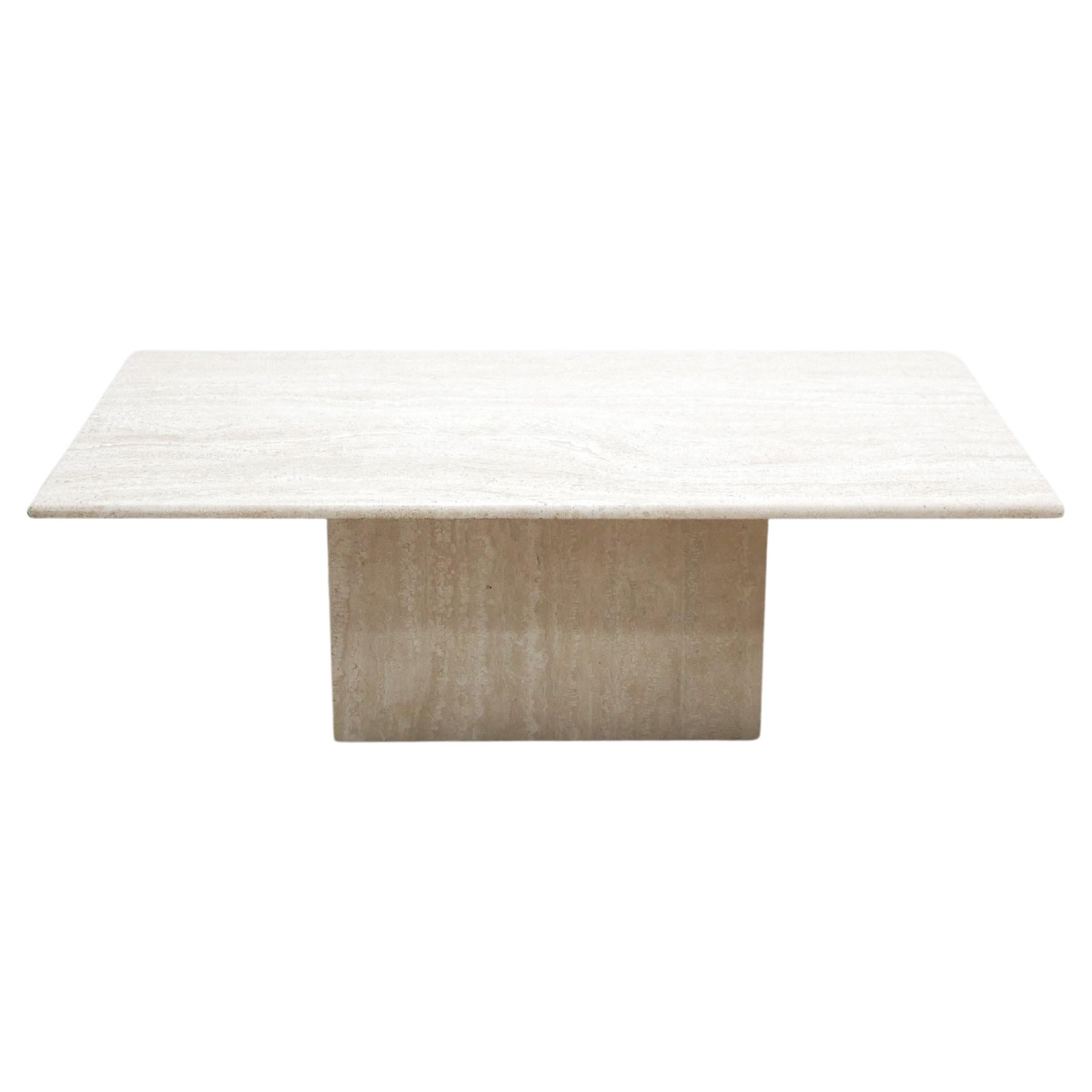 Travertine Coffee Table at 1stDibs