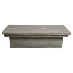 Vintage Travertine coffee table, Italy, 1970s