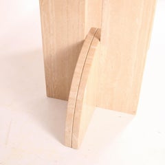 Vintage Travertine Dining Table