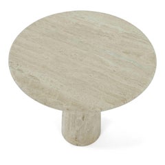 Vintage Travertine Side Table