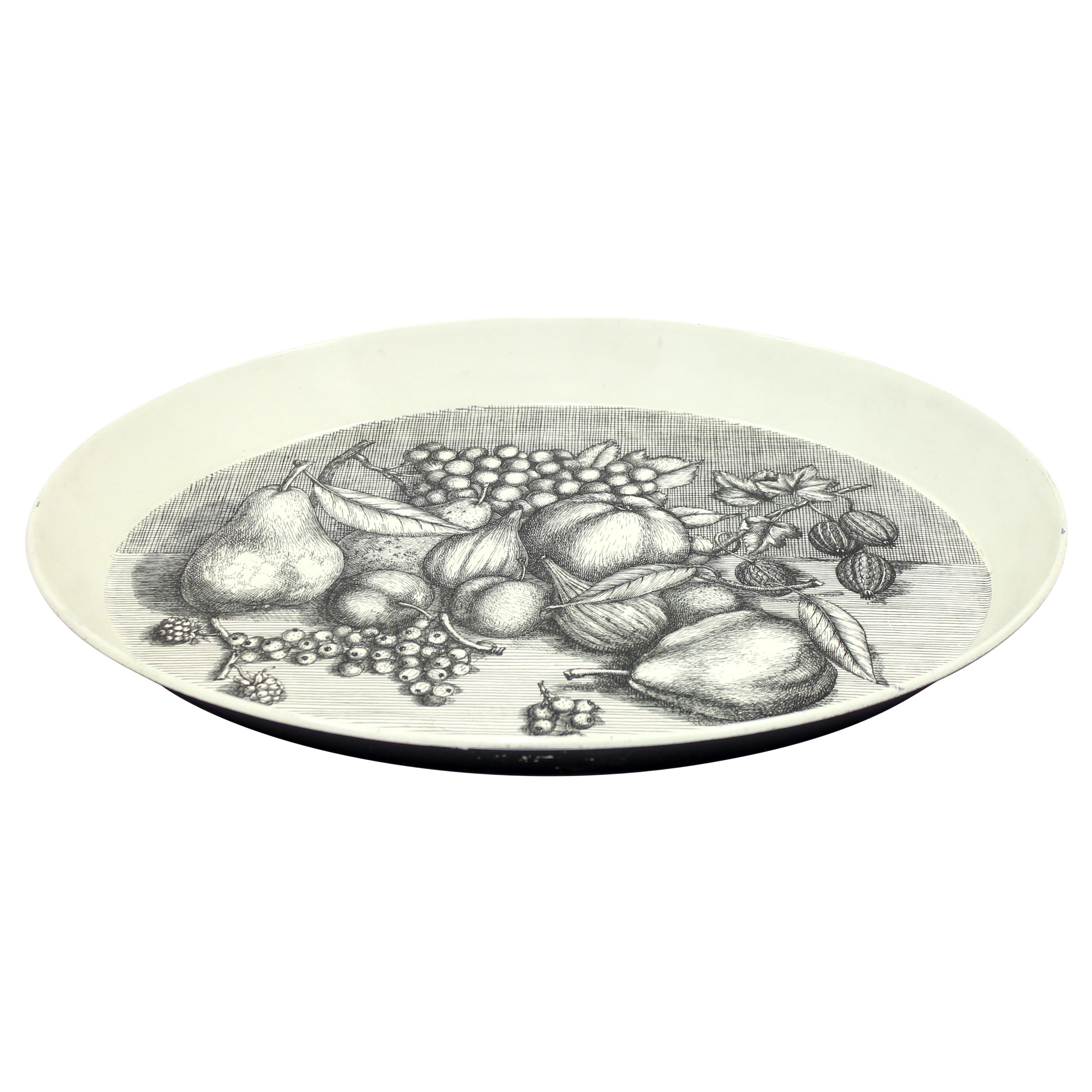 Vintage Tray with Fruit Motif by Fornasetti, 1970s