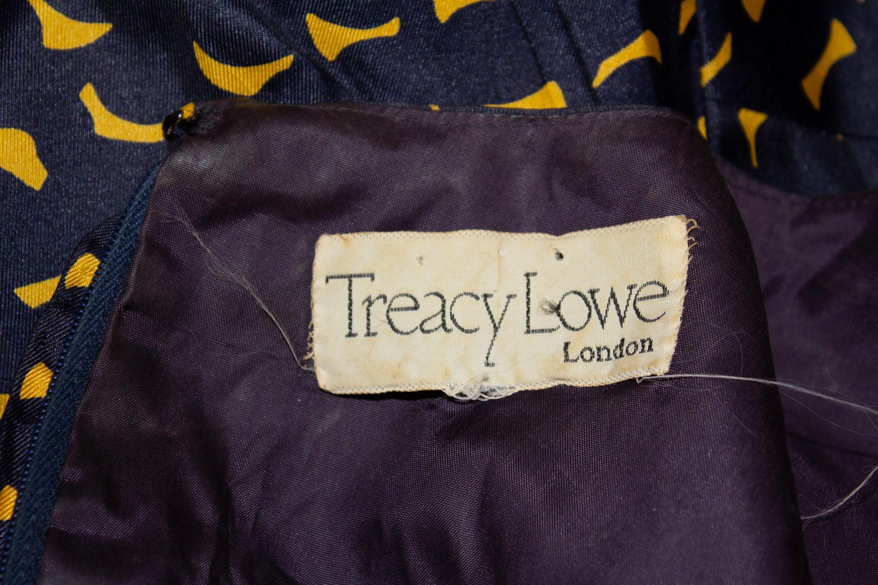 Vintage Treacy Lowe London Silk Dress For Sale 1