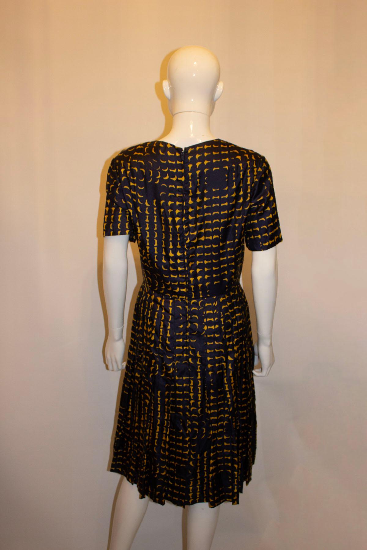 Vintage Treacy Lowe London Silk Dress For Sale 2