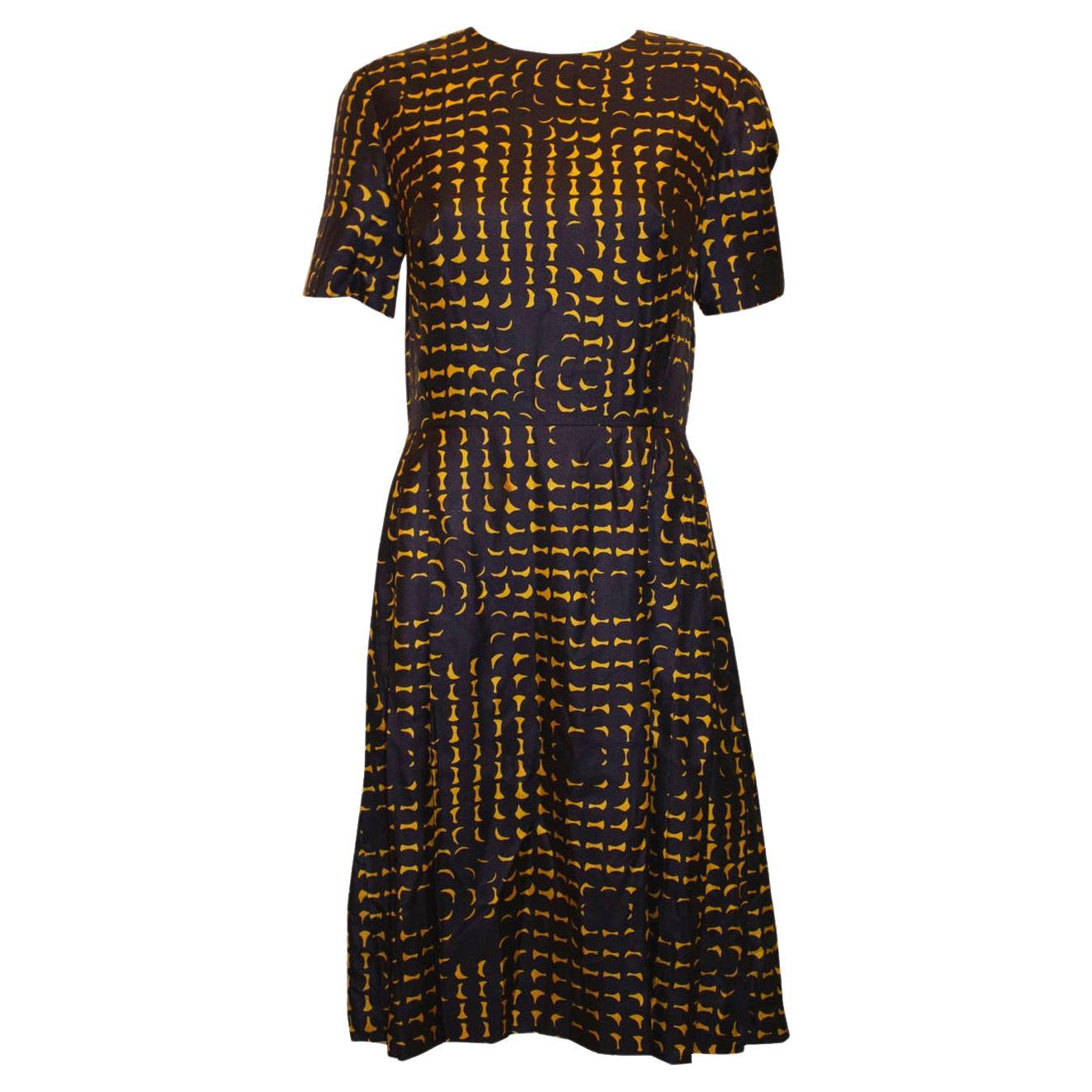 Vintage Treacy Lowe London Silk Dress For Sale