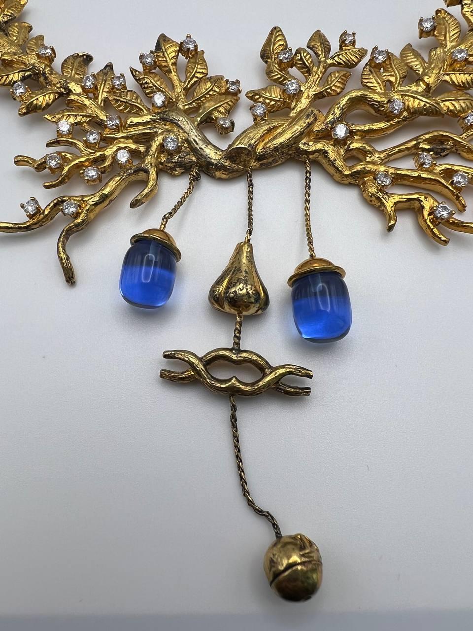 Vintage Tree of Life Necklace by Salvador Dali 5