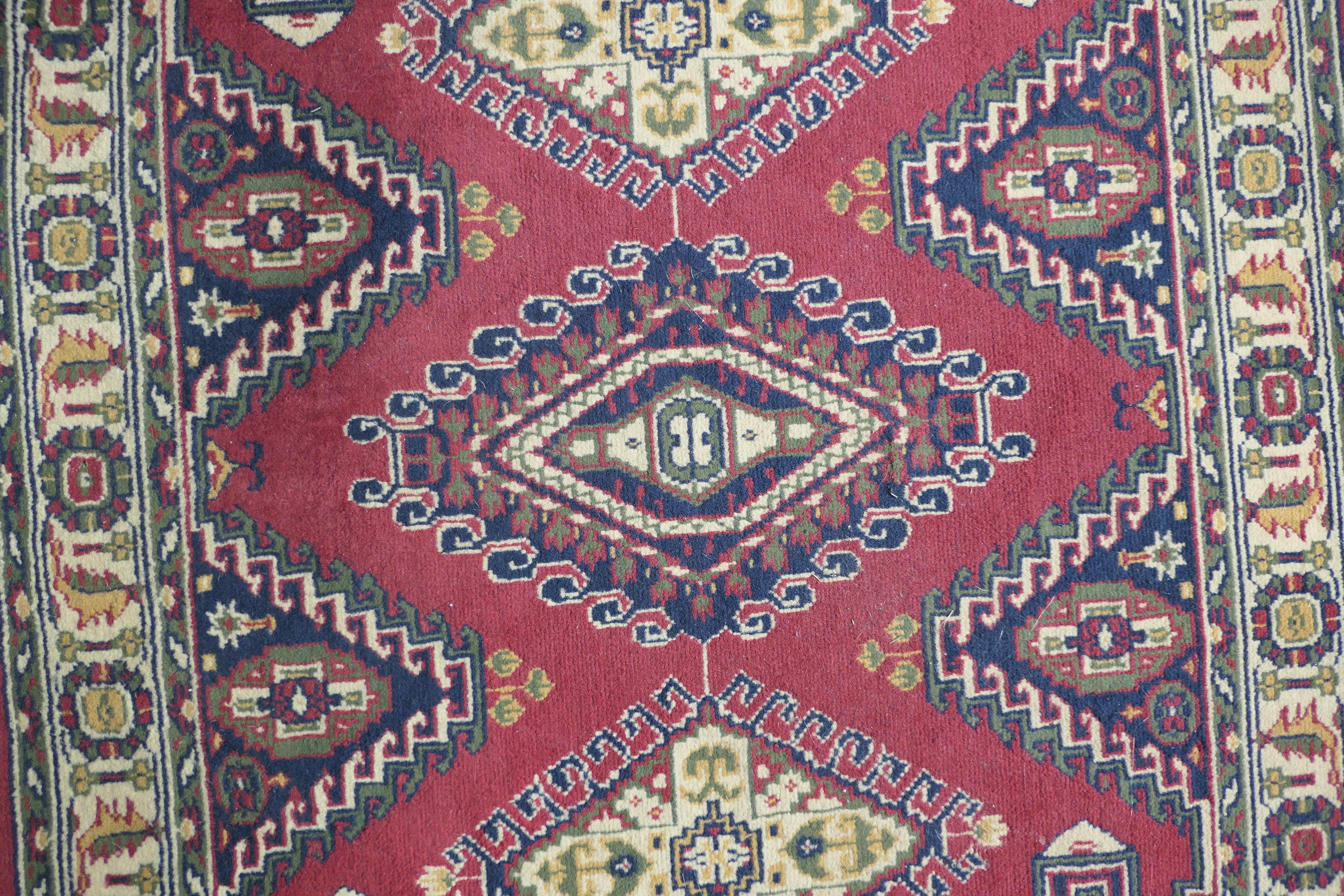 Vintage Tree of Life Pattern Wool Carpet, Rug For Sale 1