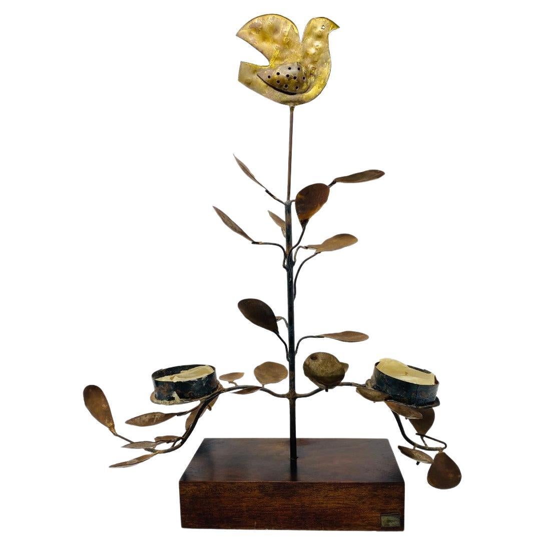 Sculpture d'arbre de vie vintage par Emaus Talleres Monasticos