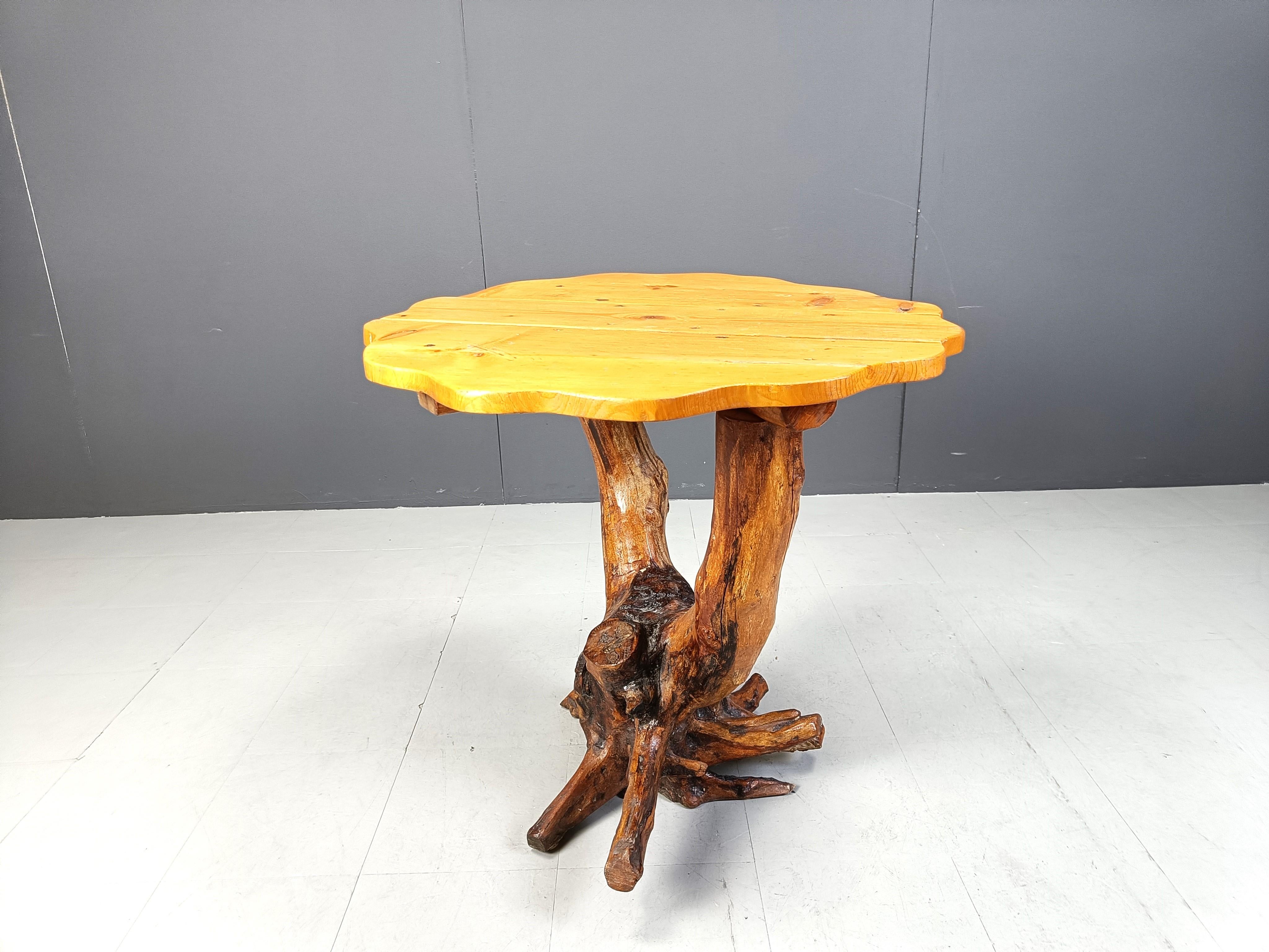 Brutalismo Tavolo con radici d'albero vintage, anni '60 in vendita