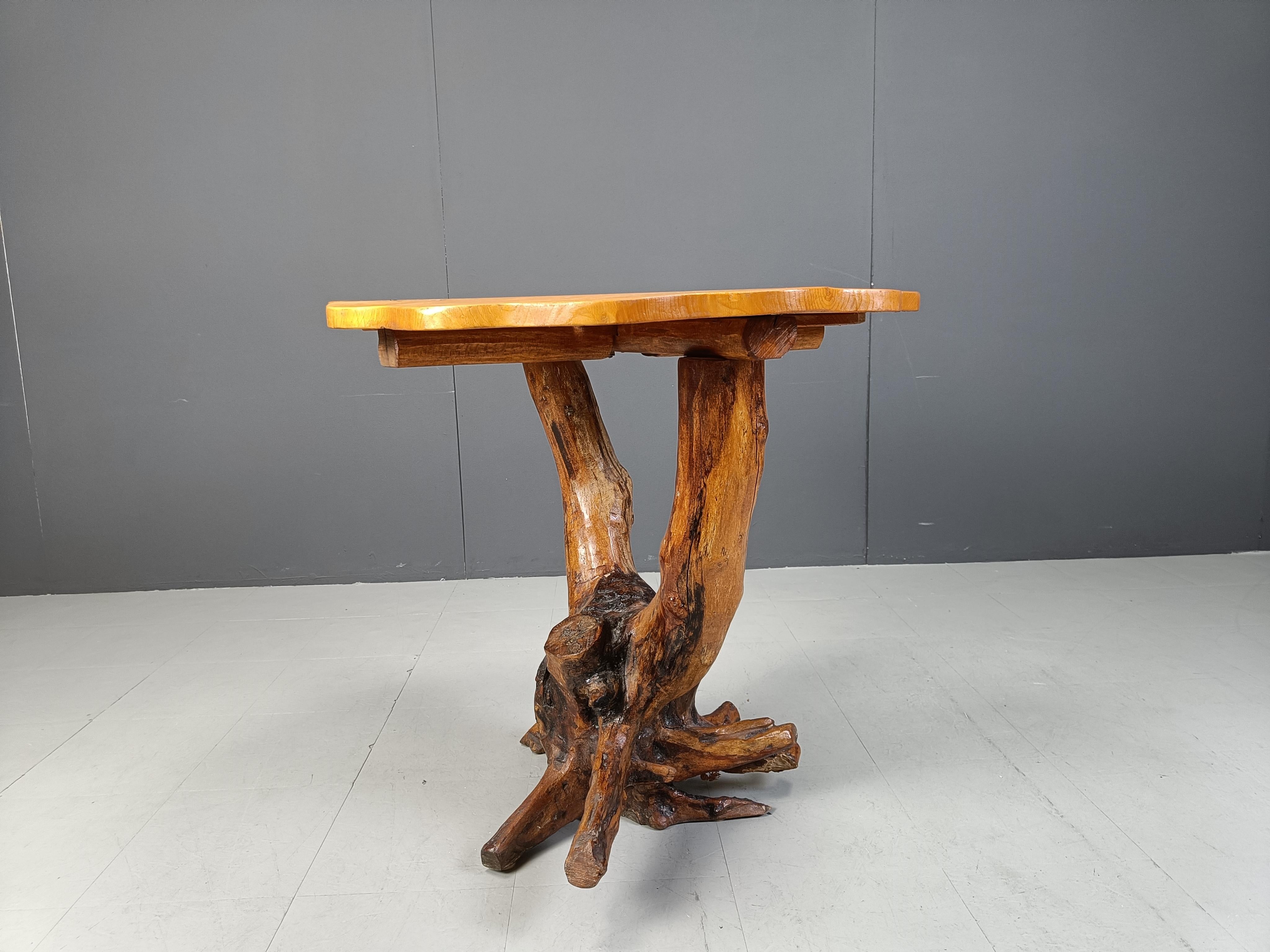 Belga Tavolo con radici d'albero vintage, anni '60 in vendita