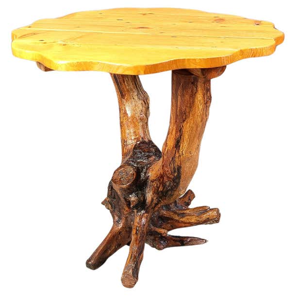 Vintage tree root table, 1960s For Sale at 1stDibs