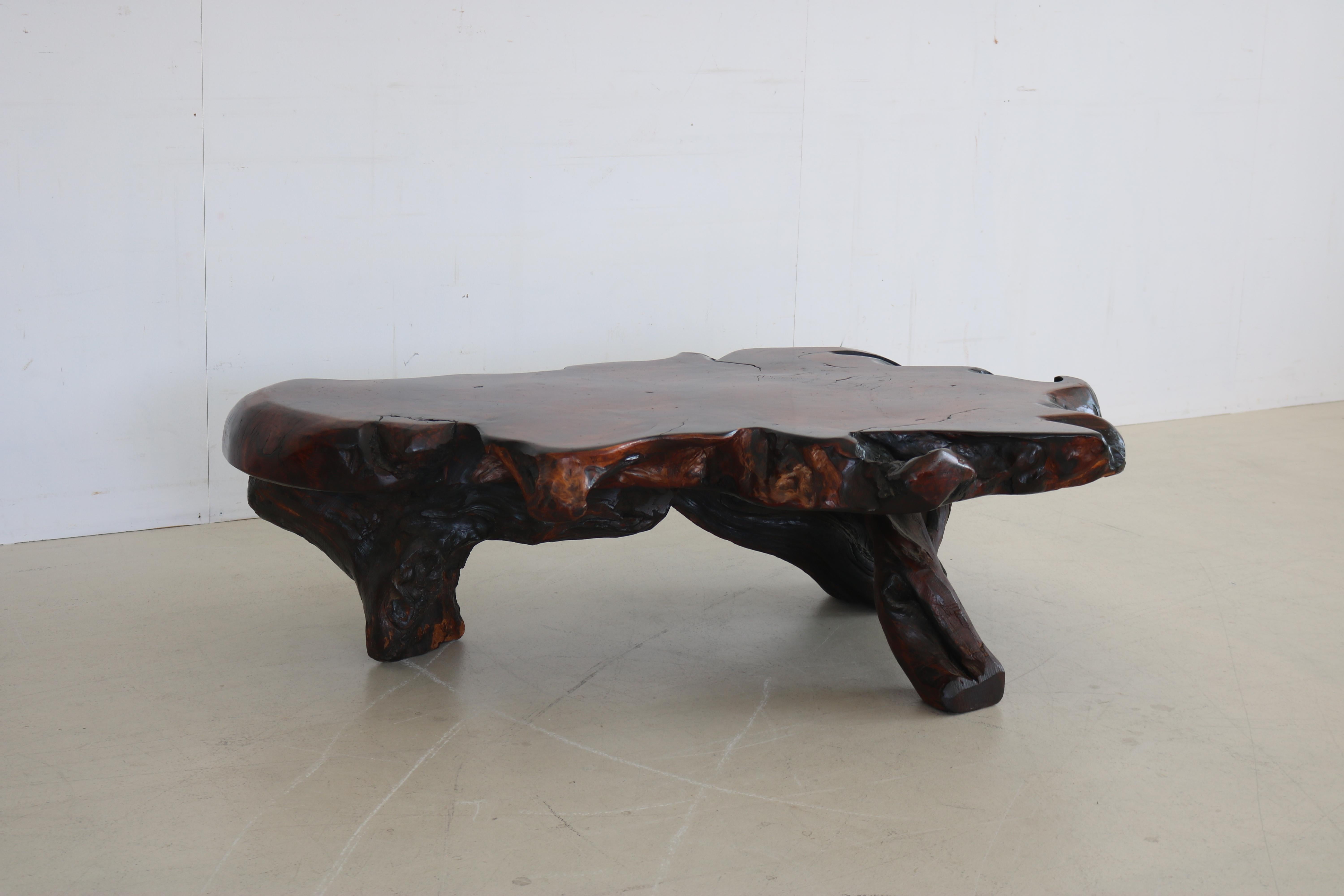 Vintage Tree Trunk Coffee Table Coffee Table Danish For Sale 12