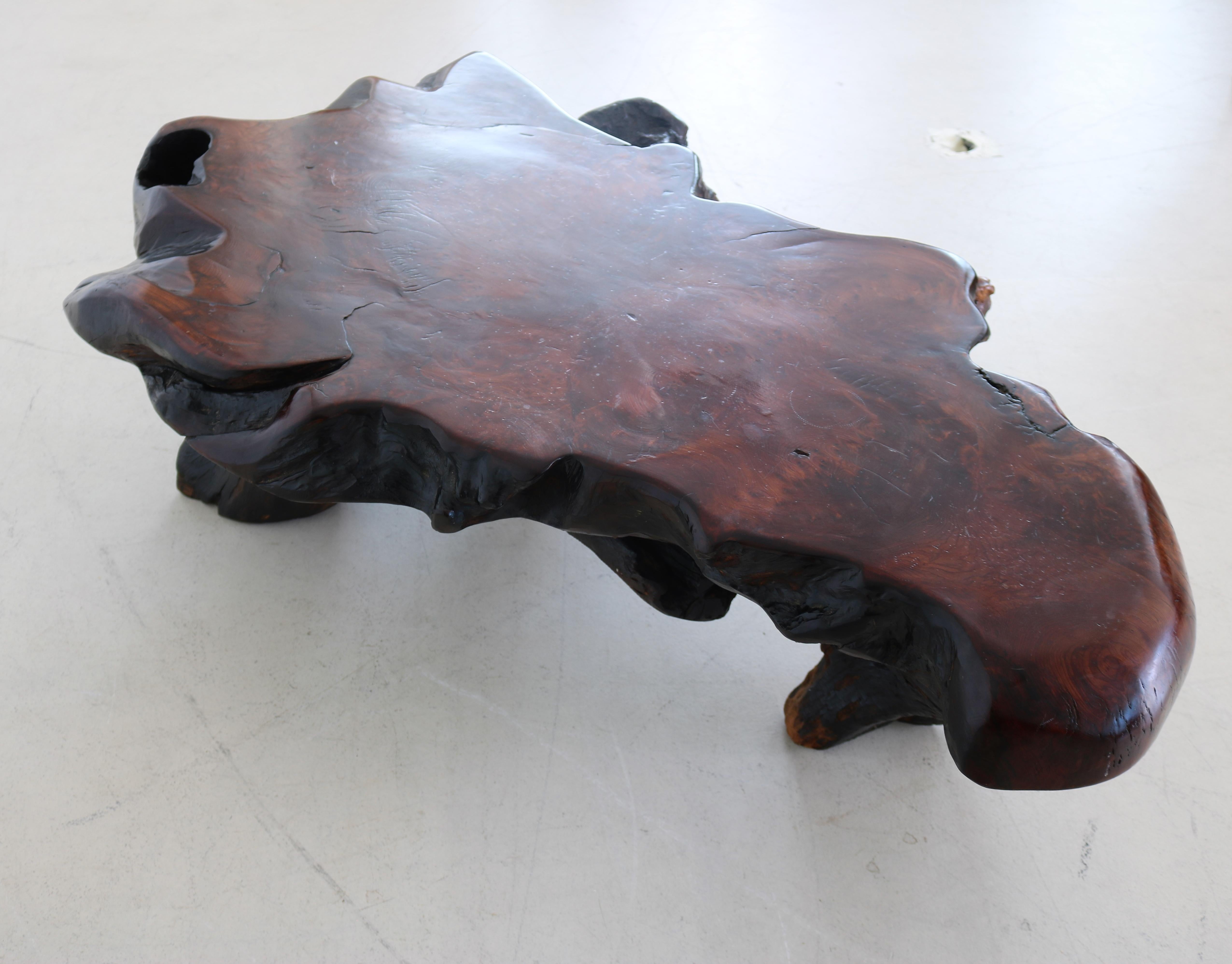 Vintage Tree Trunk Coffee Table Coffee Table Danish For Sale 3