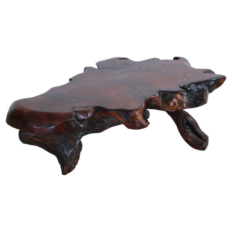 Vintage Tree Trunk Coffee Table Coffee Table Danish For Sale at 1stDibs