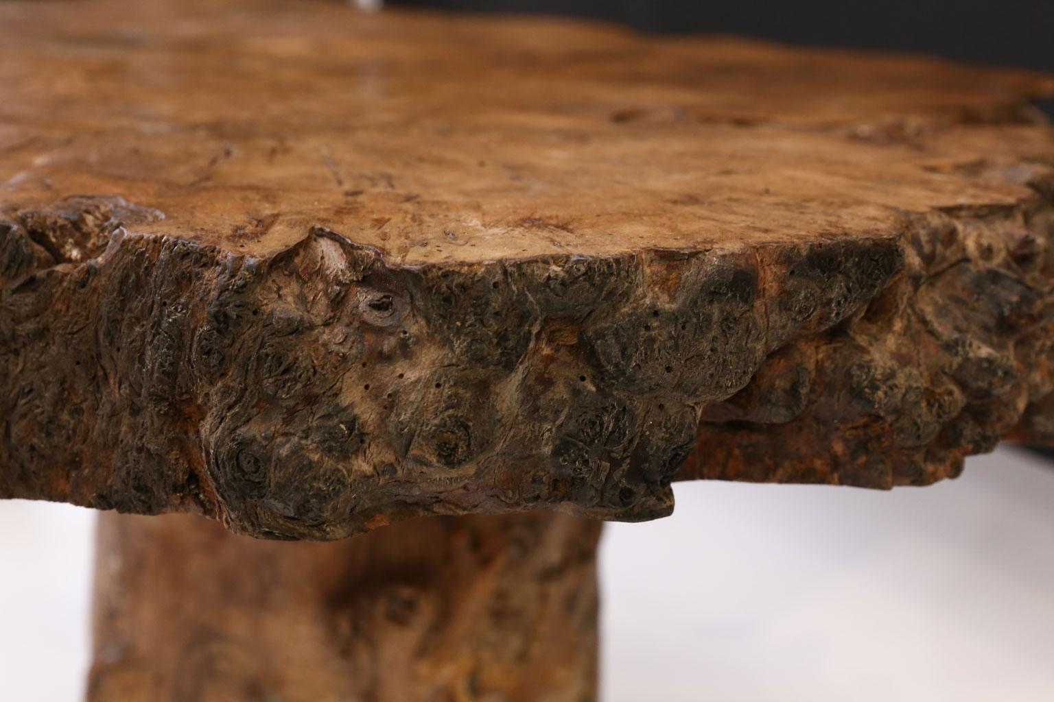 tree trunk coffee table for sale