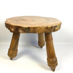 Vintage Tree Trunk Coffee Table, 1980s