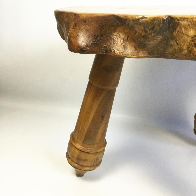 French Vintage Tree Trunk Coffee Table, 1980s