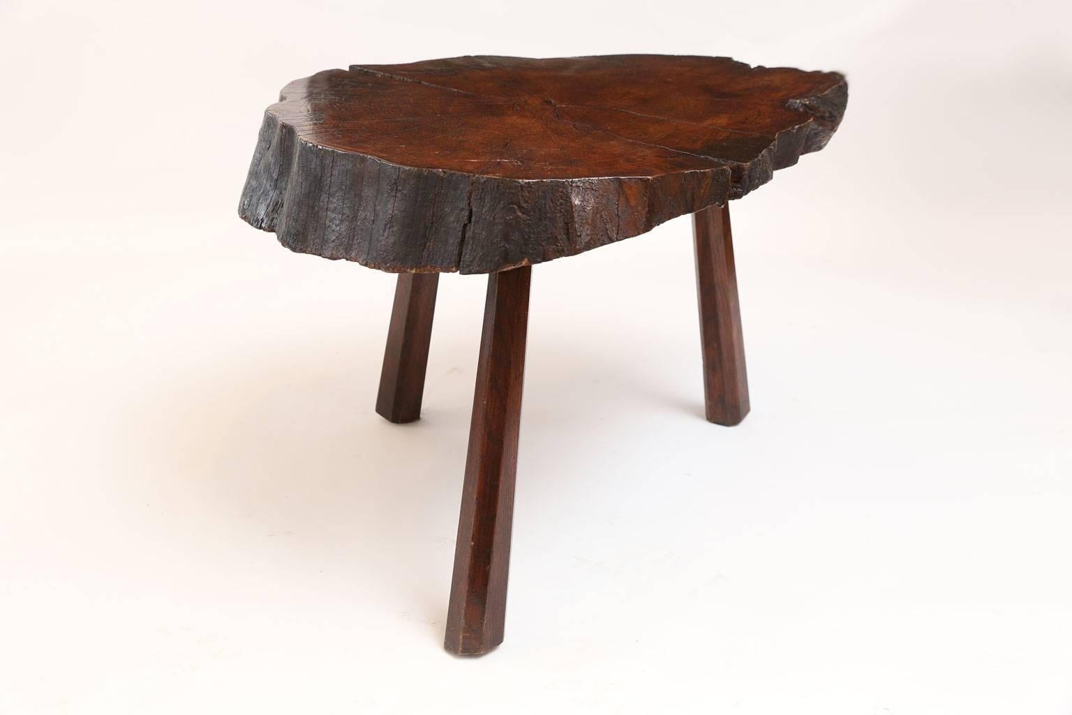Late 20th Century Vintage Tree Trunk Coffee Table