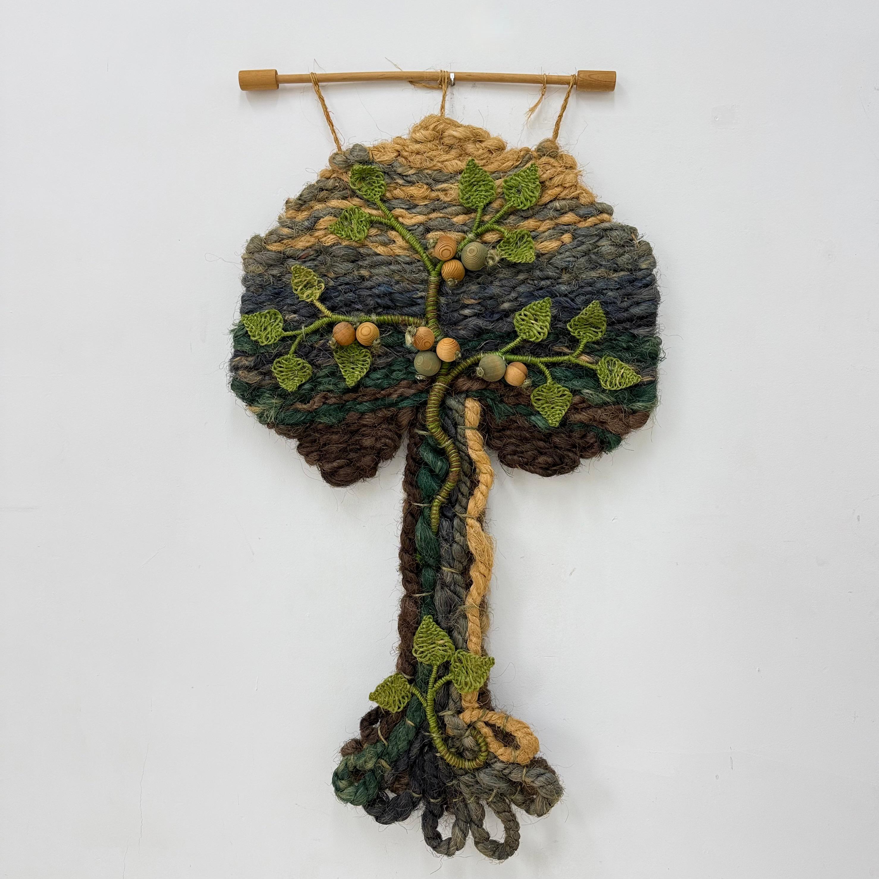 Vintage Tree Wandteppich, 1960er Jahre im Zustand „Gut“ im Angebot in Delft, NL