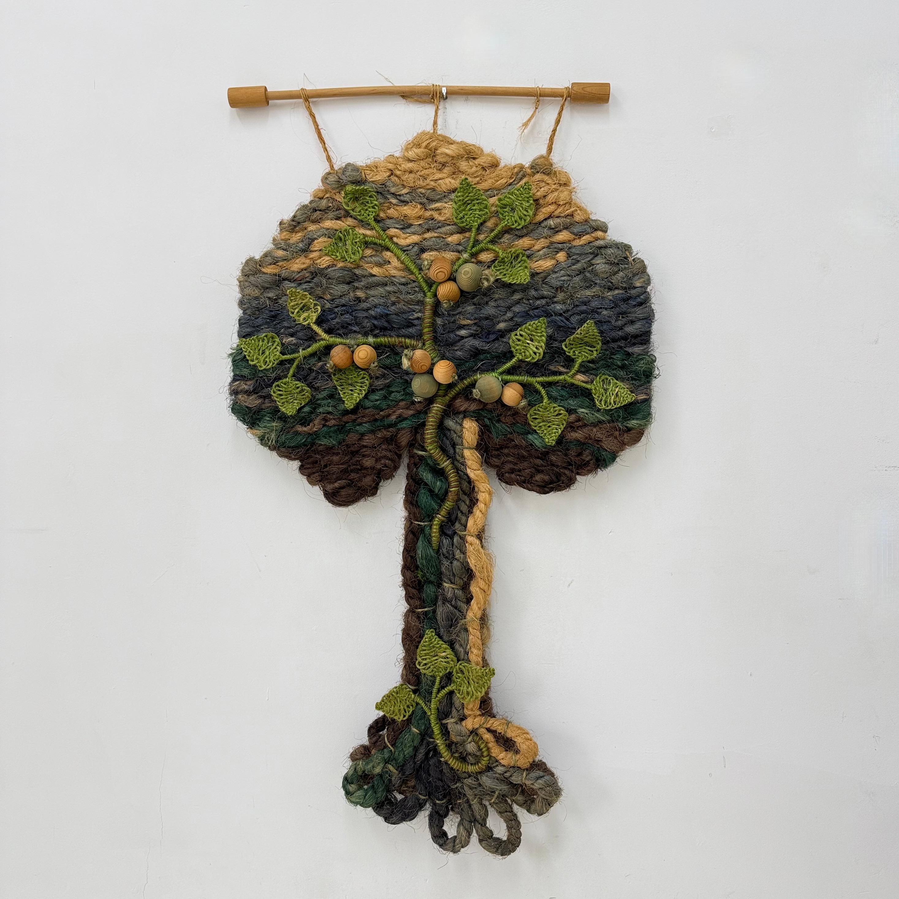 Vintage Tree Wandteppich, 1960er Jahre im Angebot 1