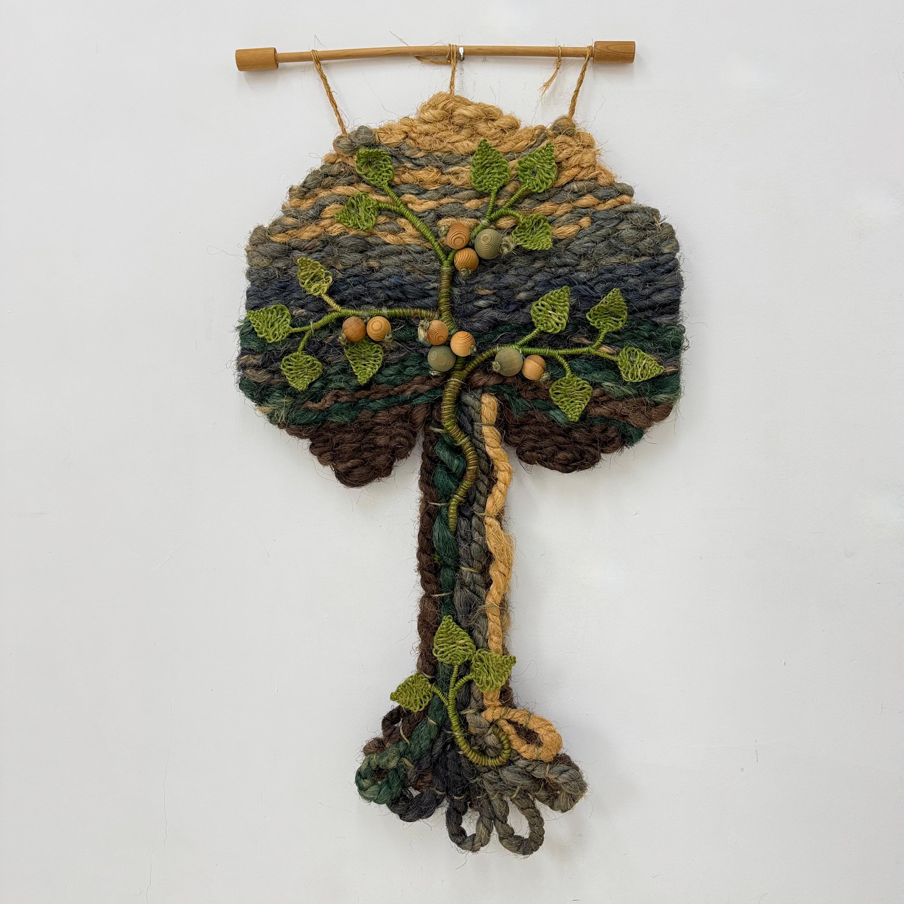 Vintage Tree Wandteppich, 1960er Jahre im Angebot 3