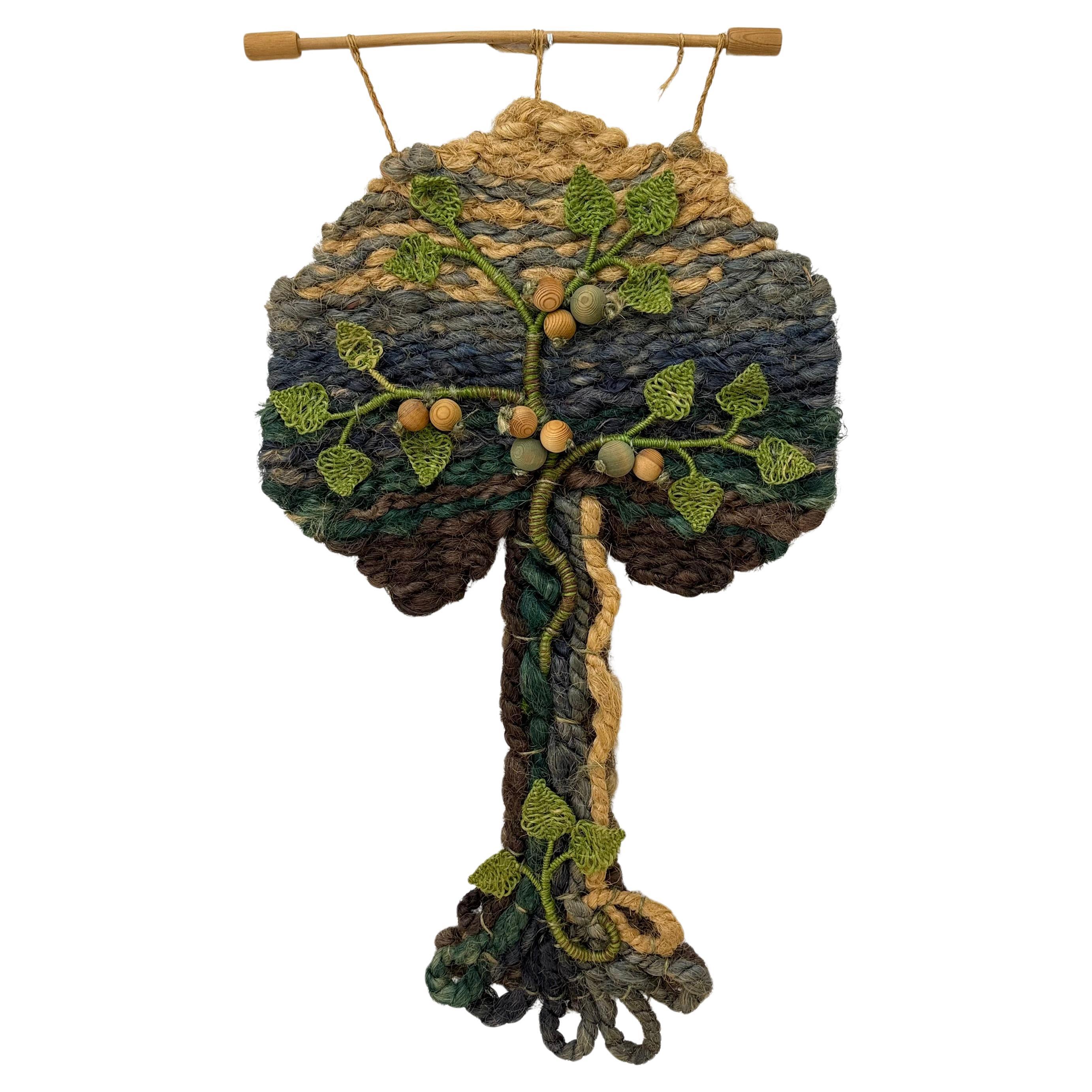 Vintage Tree Wandteppich, 1960er Jahre