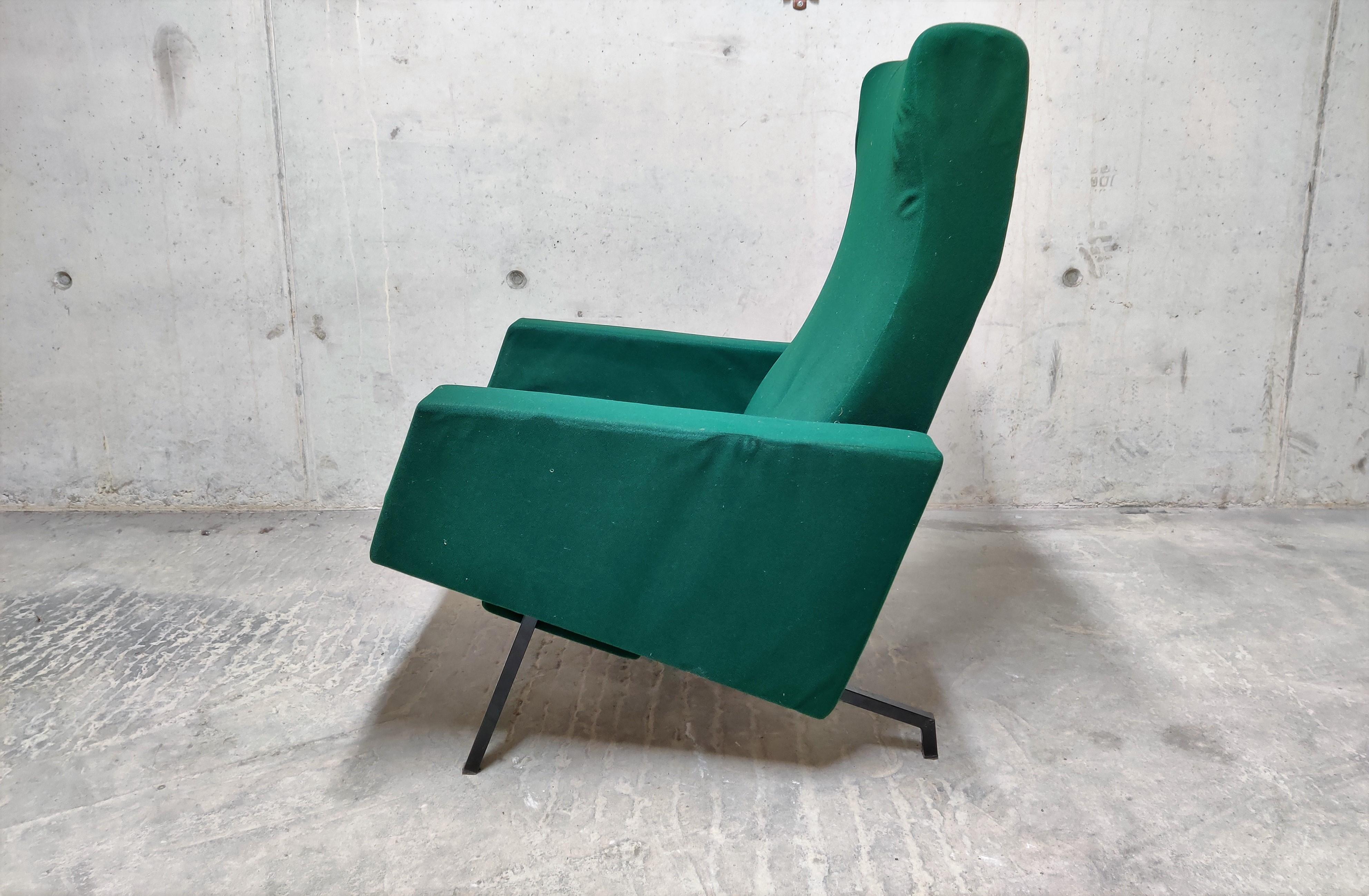 Vintage Trelax Stuhl von Pierre Guariche für Meurop:: 1950er Jahre (Französisch) im Angebot