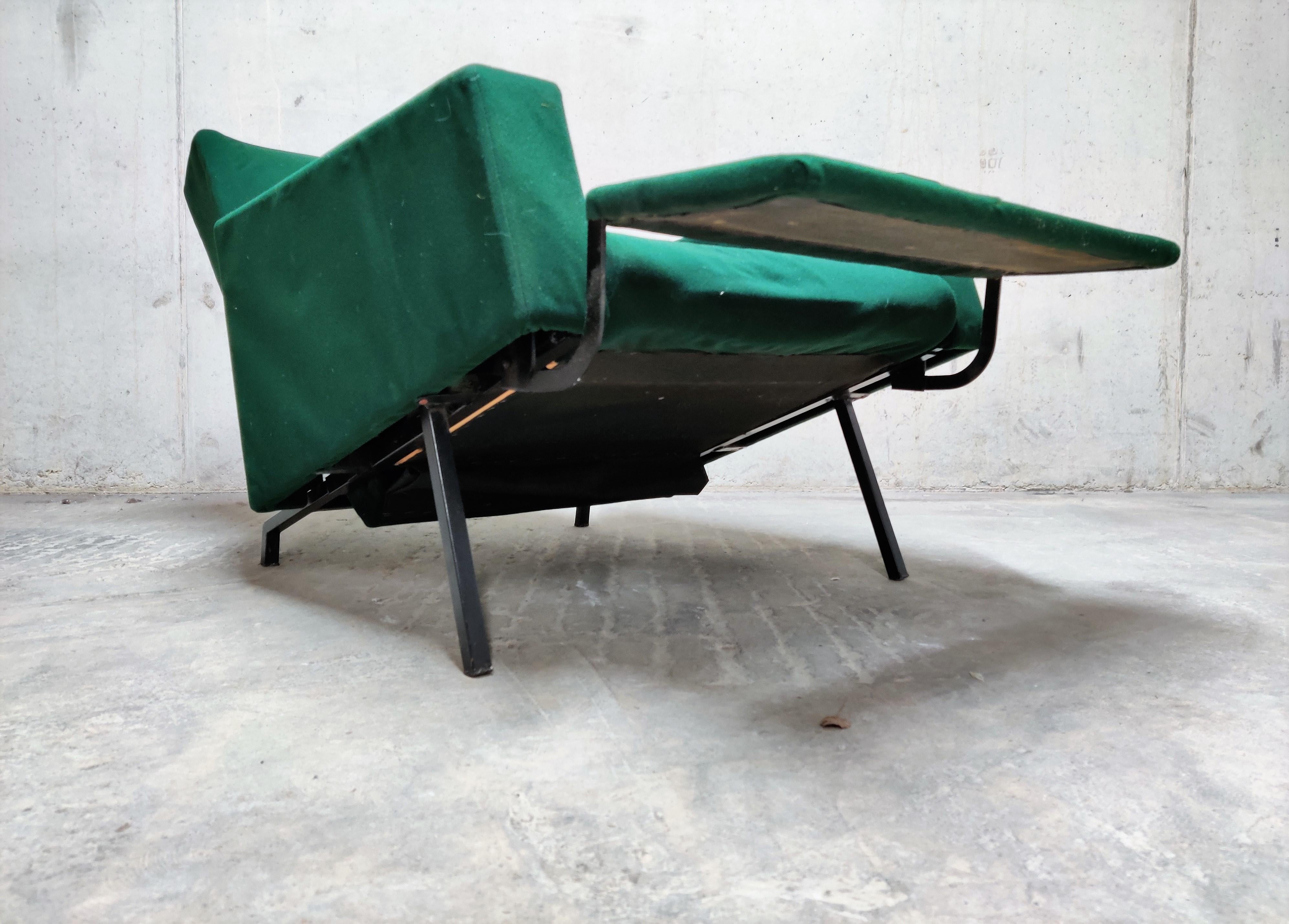 Vintage Trelax Chair by Pierre Guariche for Meurop, 1950s For Sale 1