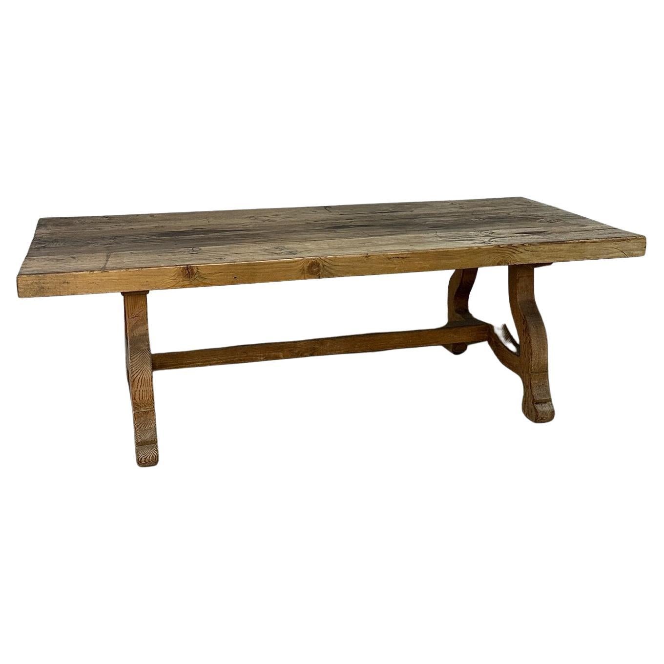 Vintage Trestle Farm table For Sale