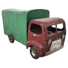 Vintage tri-ang tin toy car, 1950s