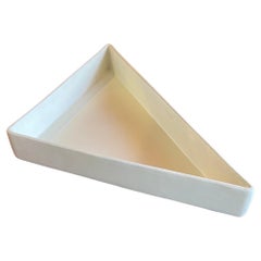 Vintage Triangle Shaped Ceramic Planter / Ikebana by Royal Haeger