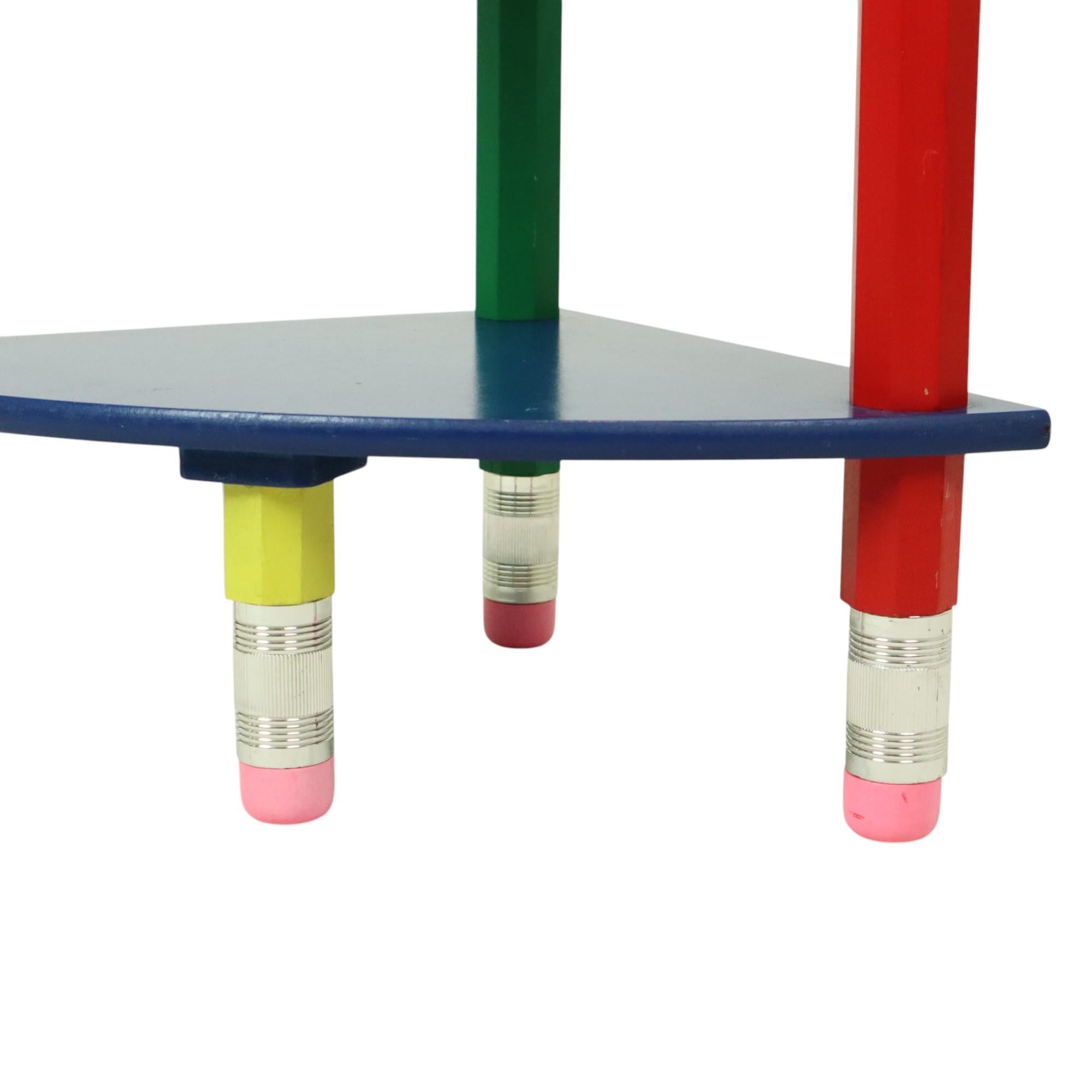 Vintage Triangular Pencil Rack Pierre Sala 1980s For Sale 4