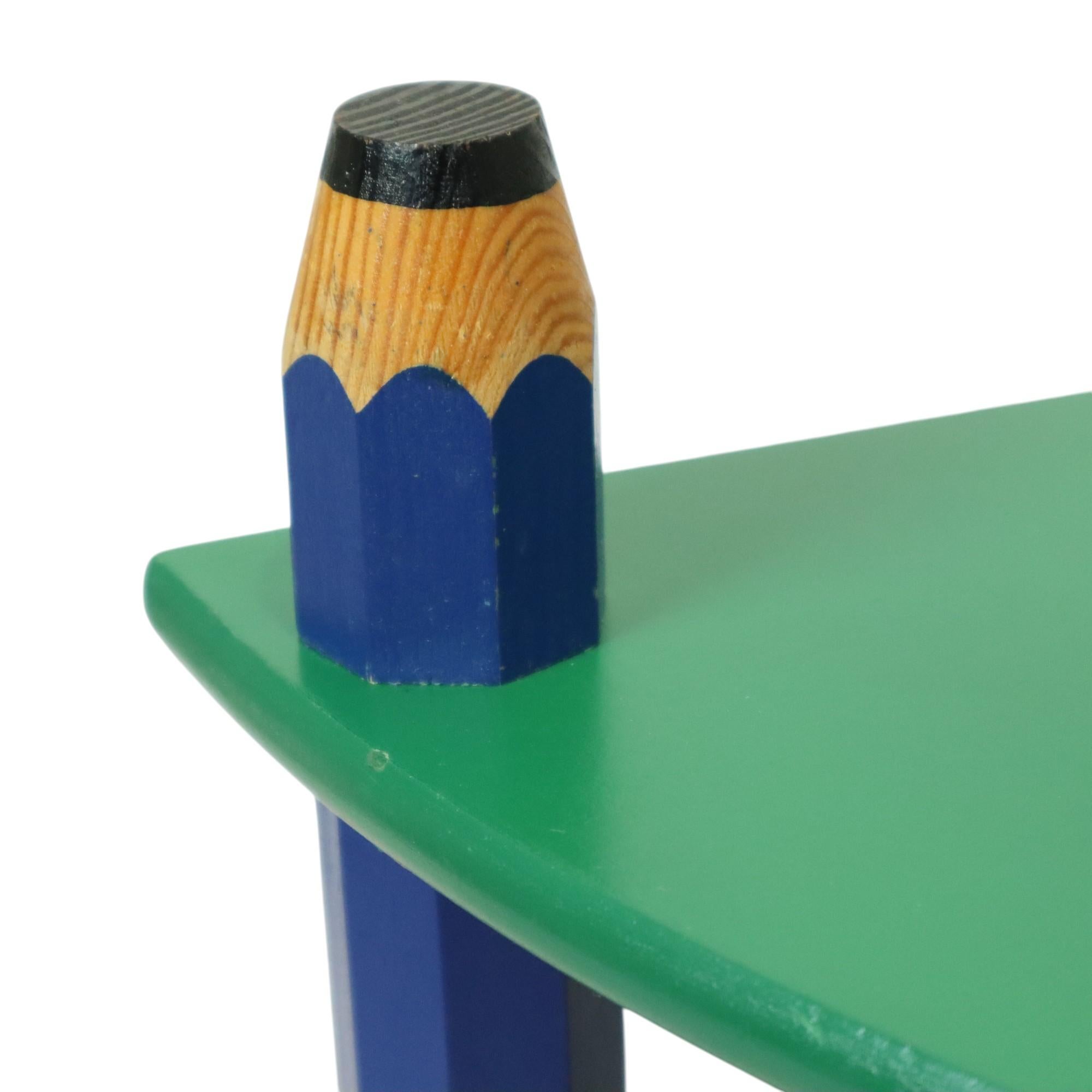 Vintage Triangular Pencil Rack Pierre Sala 1980s For Sale 1