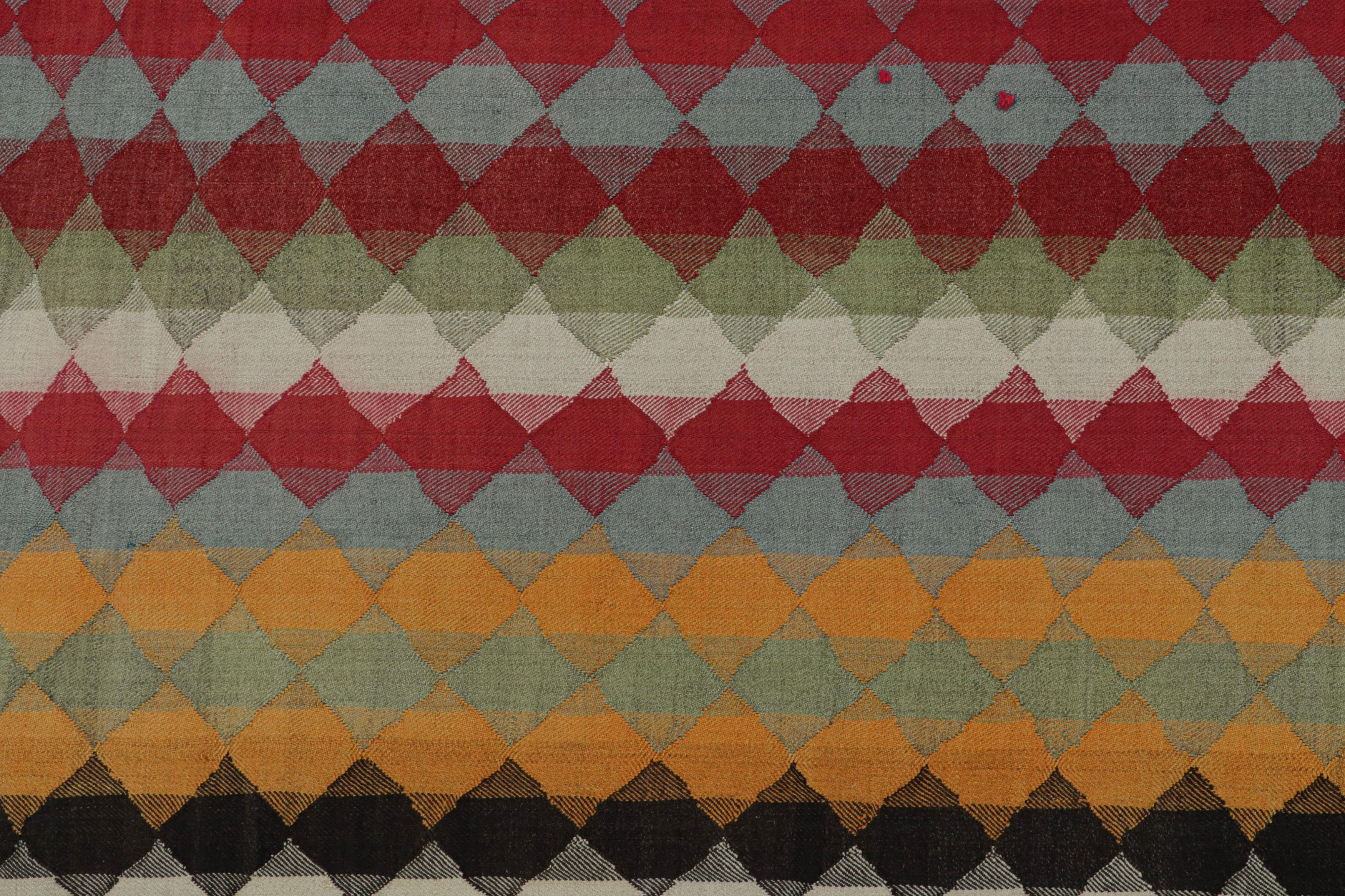 Tappeto Kilim afgano tribale vintage, con motivi geometrici, da Rug & Kilim In condizioni buone in vendita a Long Island City, NY