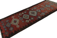 Vintage tribal Afghan Kilim Runner Rug, with Medallions, from Rug & Kilim