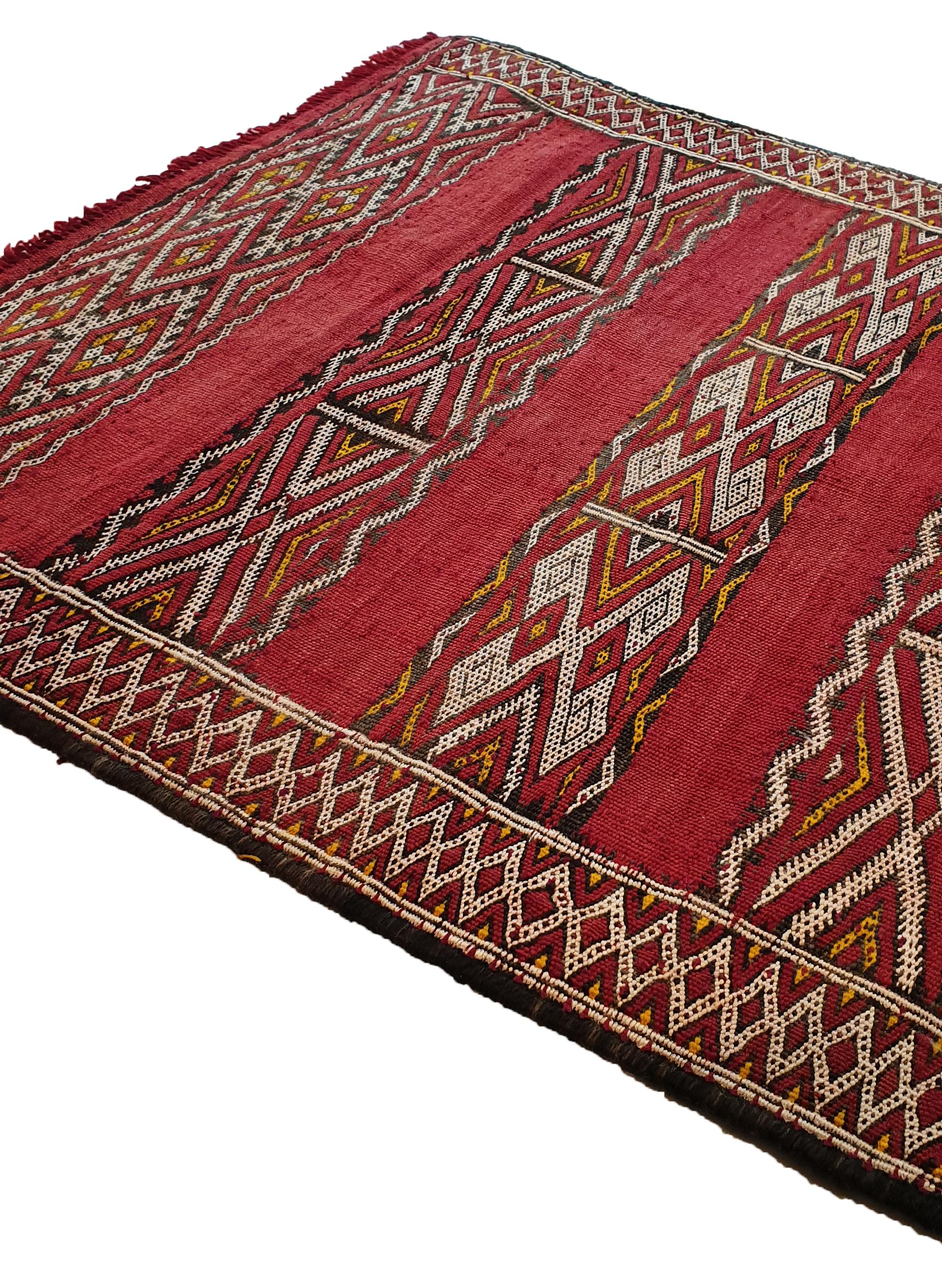 Style international 681 -  Tapis africain tribal vintage, 20e siècle en vente