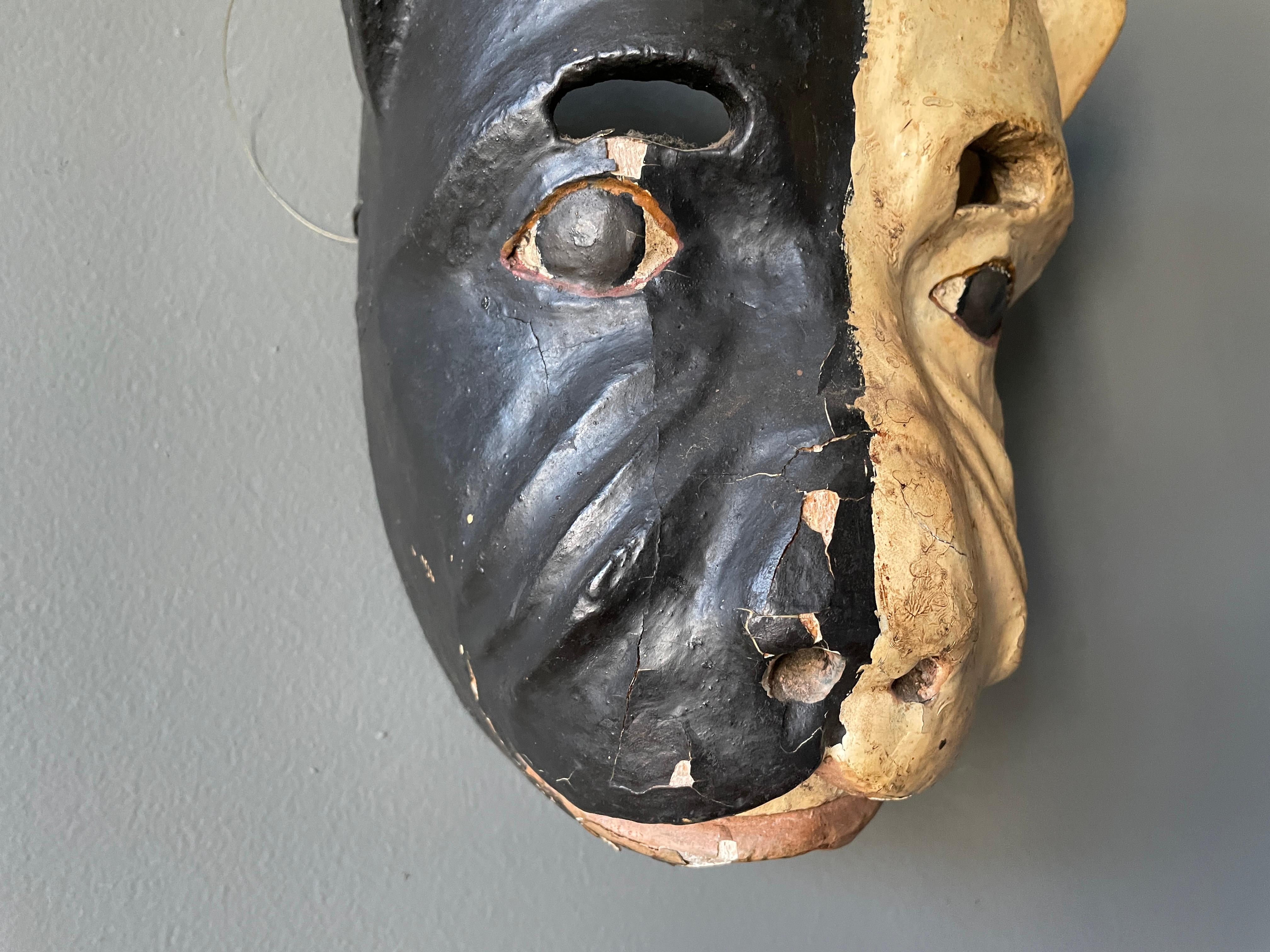 20th Century Vintage Tribal Dog Head Mask
