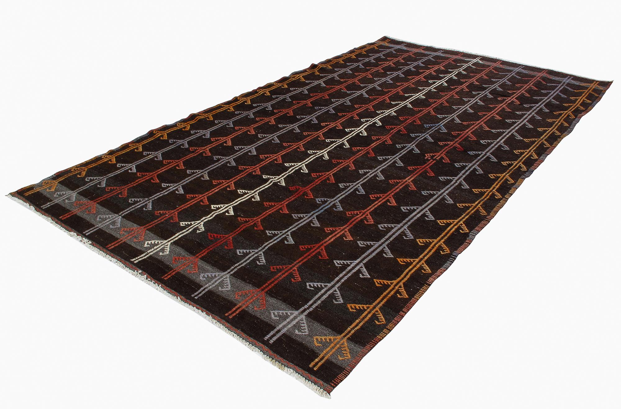 Turkish Vintage Tribal Flat weave Rug For Sale