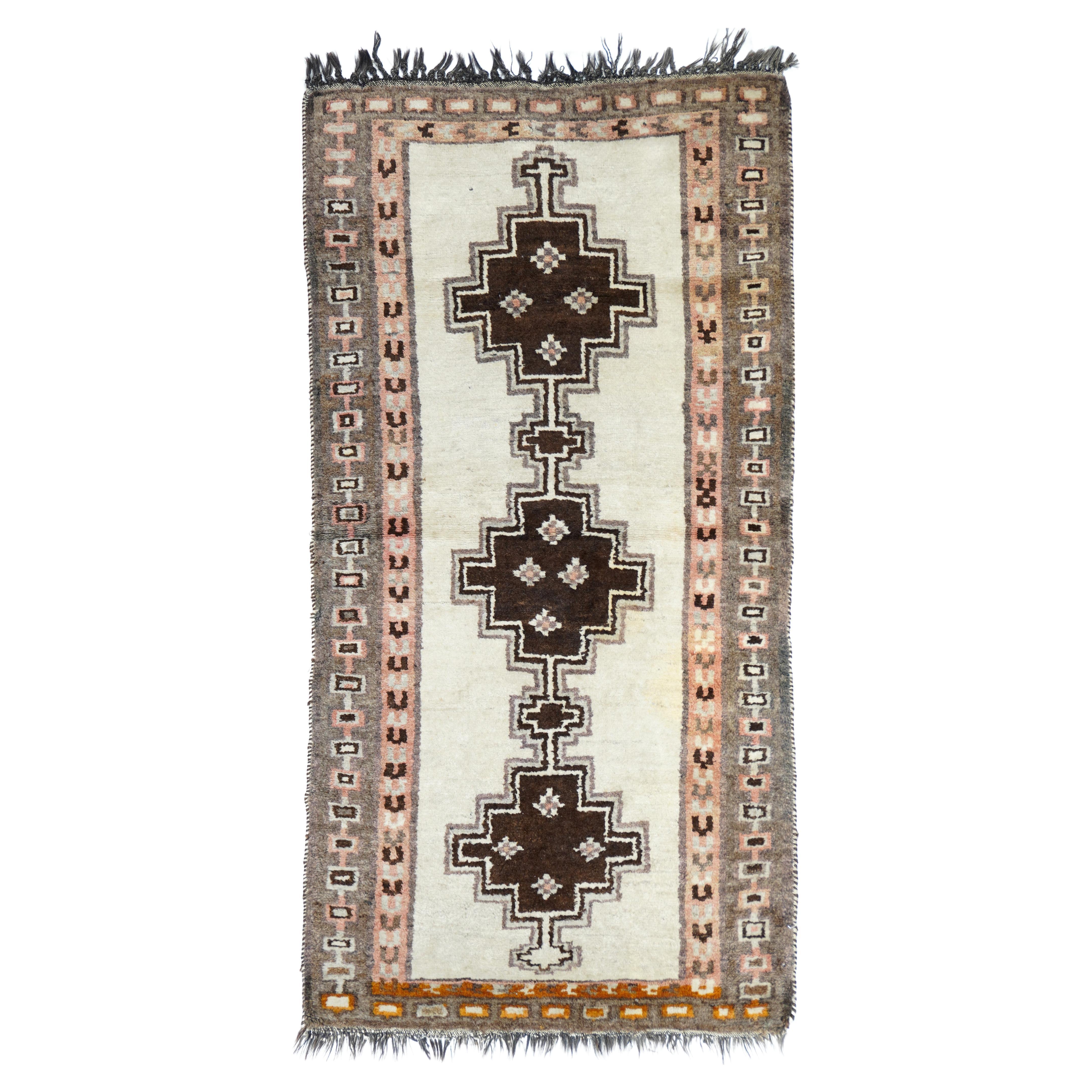 Vintage Tribal Gabbeh Rug For Sale