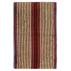 Vintage Tribal Geometric Native American Navajo Design Rug. Size: 3' 9" x 6' 1" 