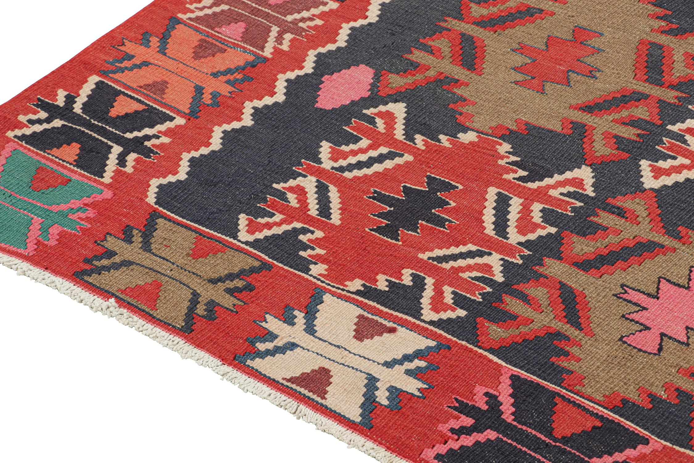 Vintage Northwest Persian Kilim with Colorful Geometric Patterns by Rug & Kilim In Good Condition For Sale In Long Island City, NY