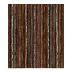 Alfombra tribal kilim vintage con motivos geométricos policromados de Rug & Kilim