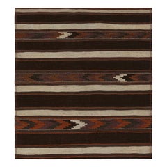 Vintage Stammeskunst-Kelim-Teppich in polychromen, geometrischen Mustern von Rug & Kilim