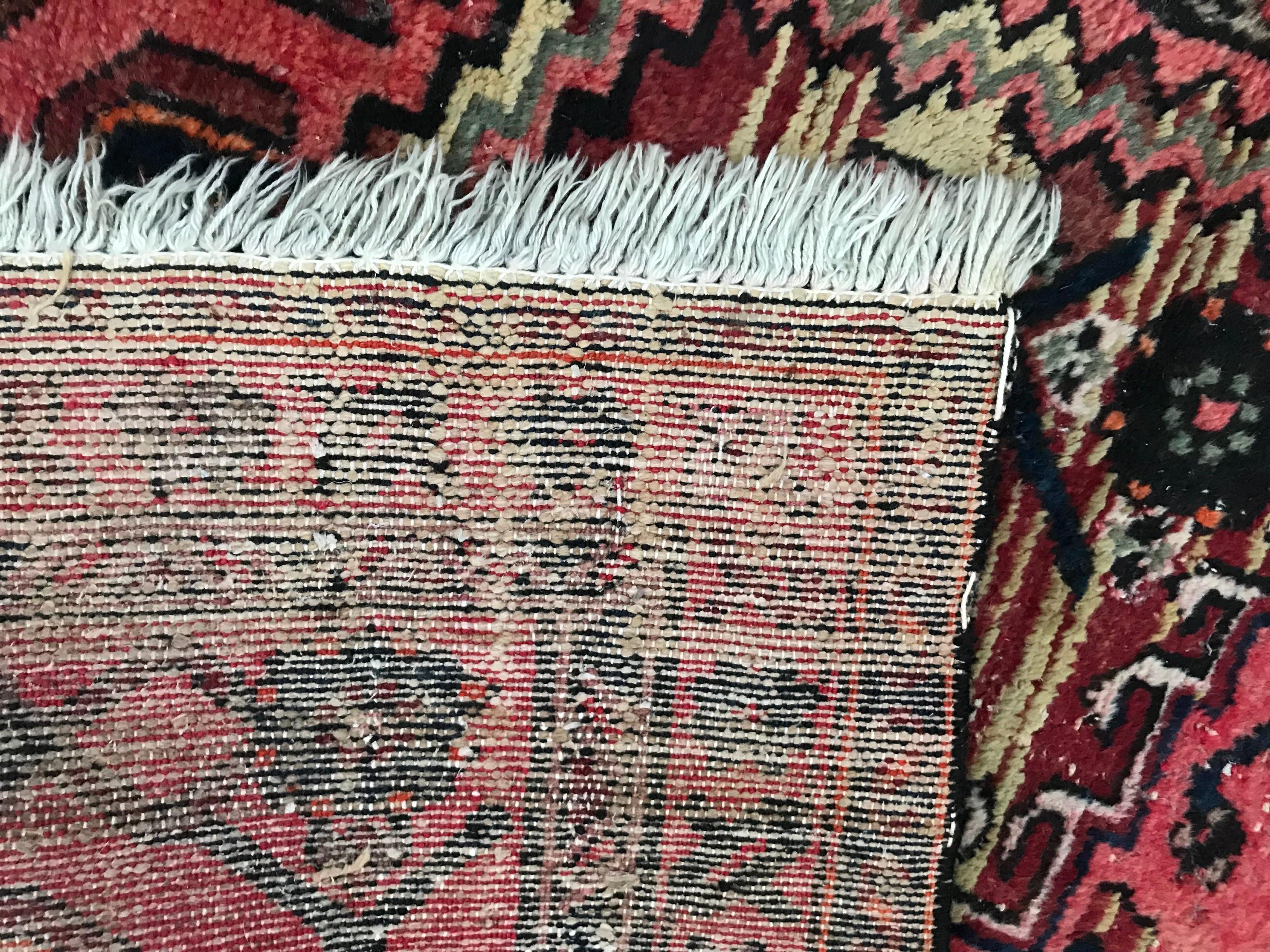 Vintage Tribal Kurdish Rug For Sale 3