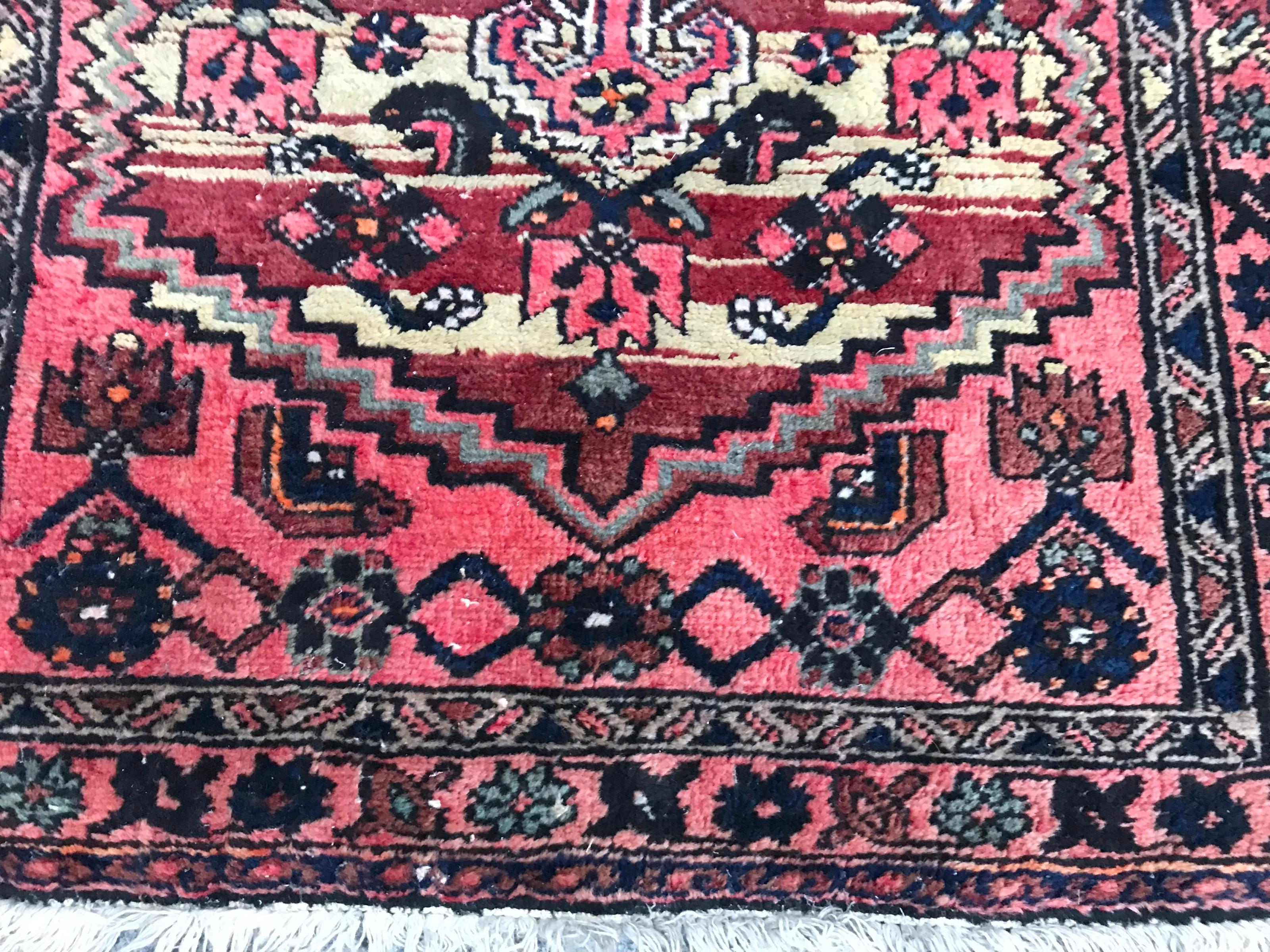 Kazak Vintage Tribal Kurdish Rug For Sale
