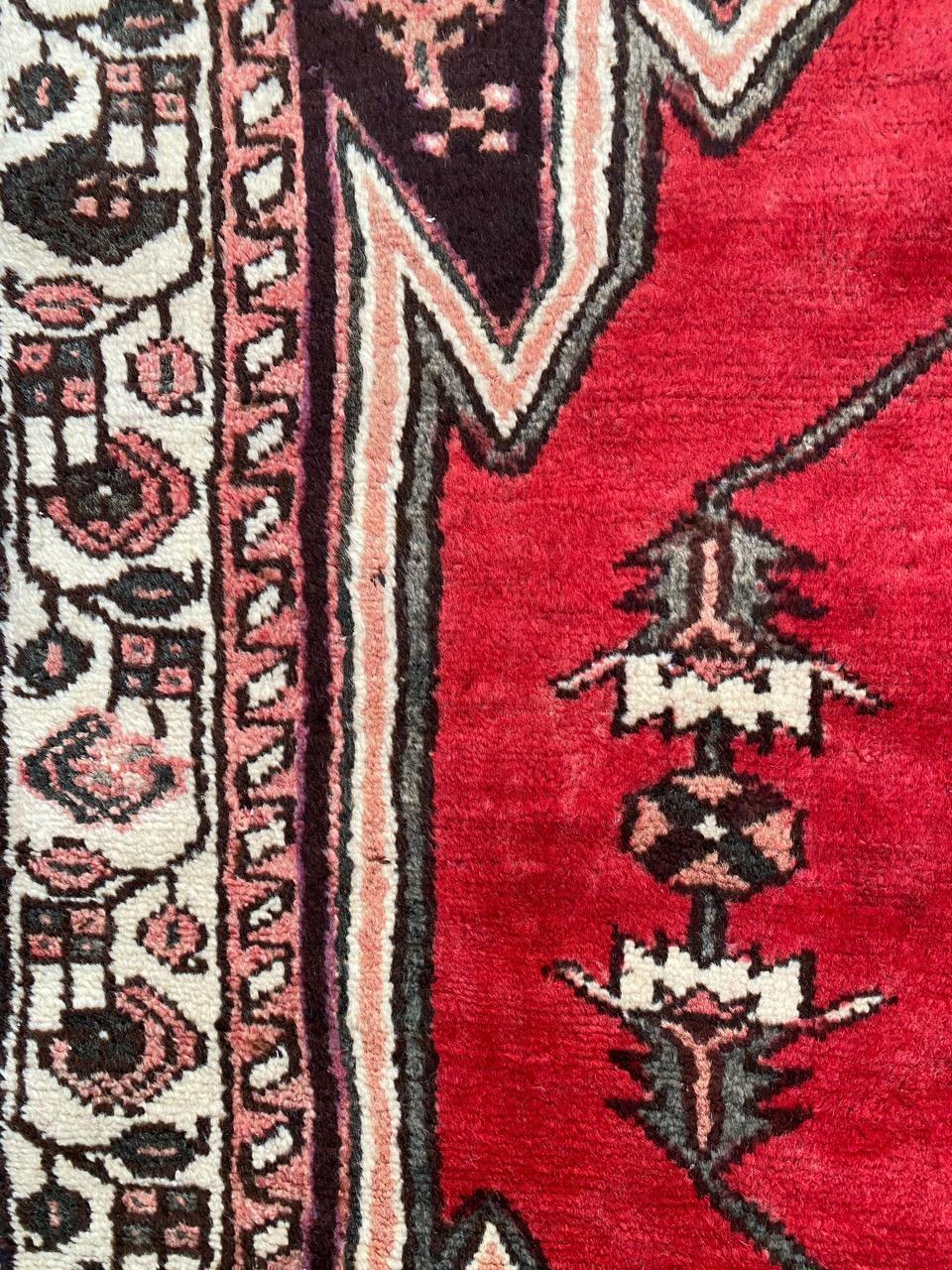 Stammeskunst Mazlaghan-Teppich im Angebot 4