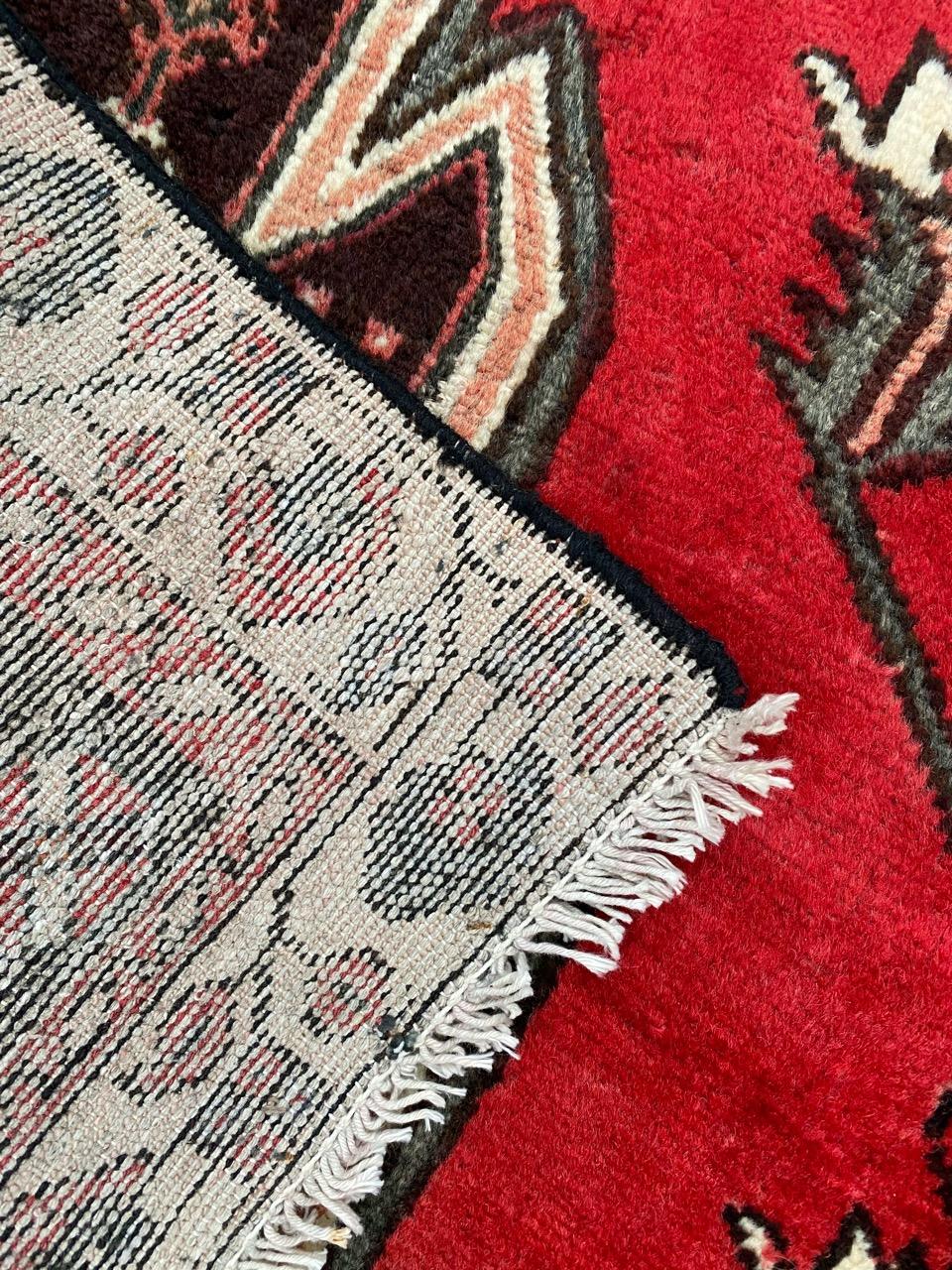 Stammeskunst Mazlaghan-Teppich im Angebot 8