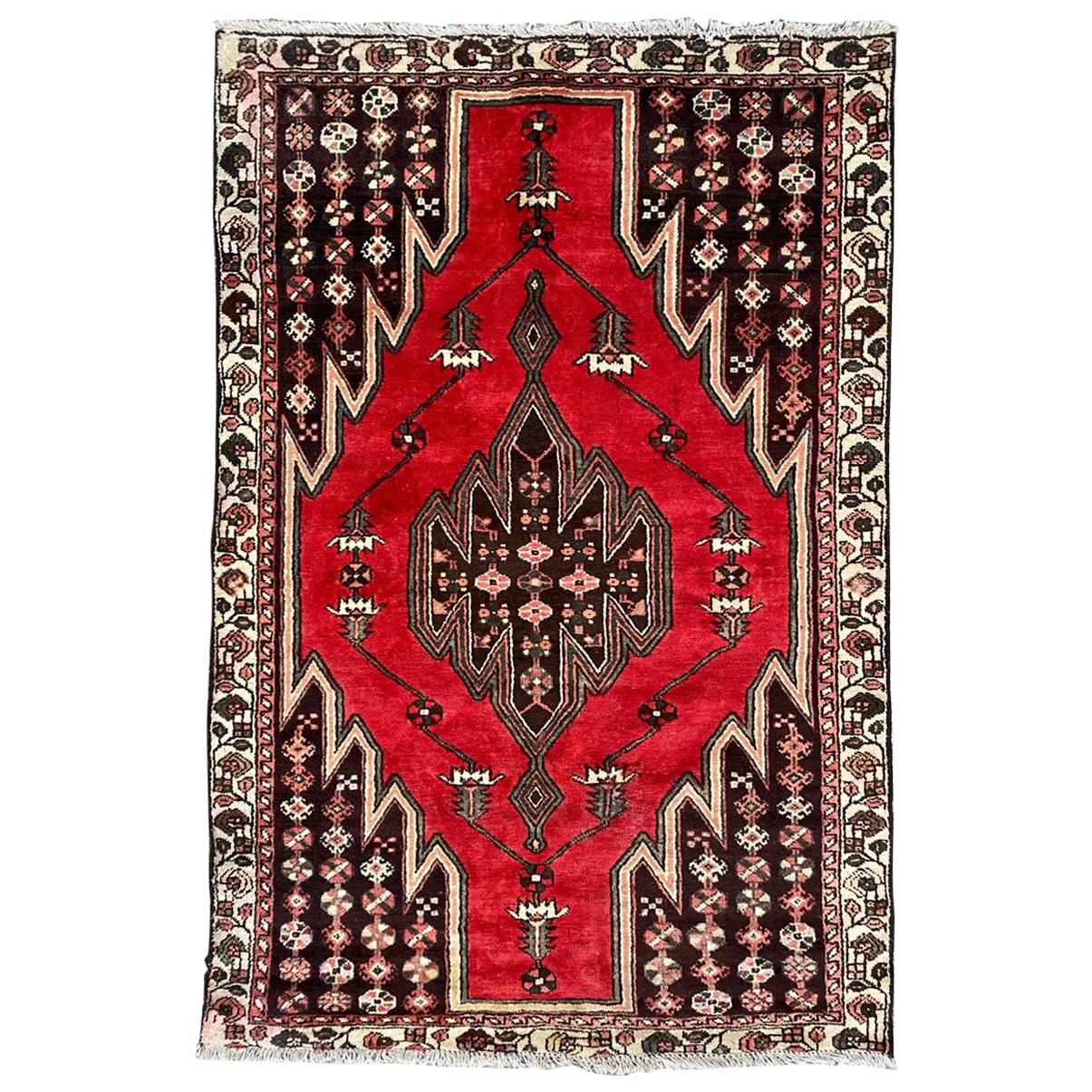 Stammeskunst Mazlaghan-Teppich im Angebot